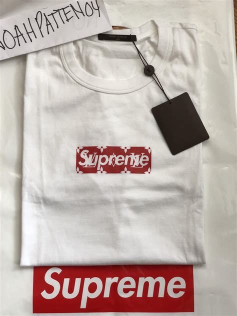 Supreme x Louis Vuitton Box Logo Tee White Men's 